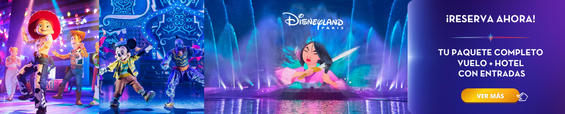 Paquete completo Vuelo+ Hotel + Entradas