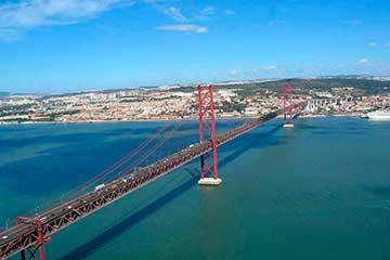 Ruta al Puente 25 de Abril Lisboa